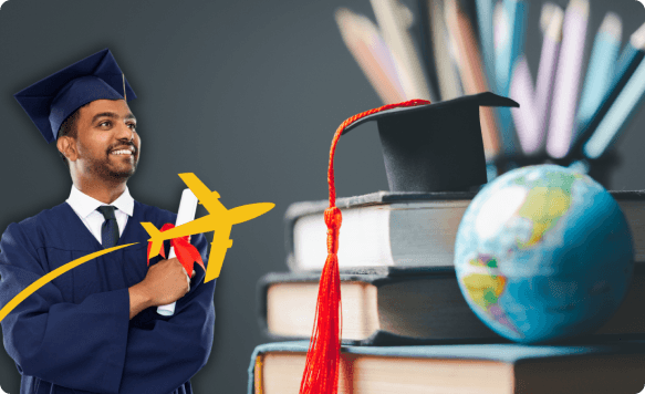 Family travelling away from home